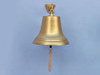 Antique Brass Hanging Ship's Bell 18"