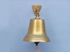 Antique Brass Hanging Ship's Bell 15"