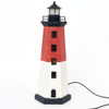 Lighthouse with  LED Light -  Resin - 17.3’’