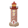 Lighthouse with LED Light - Wood - 14.9"