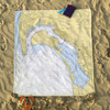 Nautical Chart Blanket – San Diego, CA