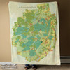 Nautical Chart Blanket – Adirondacks, NY