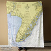 Nautical Chart Blanket –  Cape May, NJ