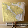 Nautical Chart Blanket –  Annapolis, MD