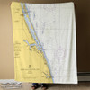 Nautical Chart Blanket –  Port St. Lucie, FL