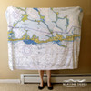 Nautical Chart Blanket –  Islamorada, FL