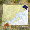 Nautical Chart Blanket - Norwalk Islands, CT
