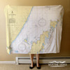 Nautical Chart Blanket - Green Bay, WI
