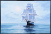 Nautical Oil Painting - Moonlight's Reflection