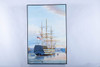 Nautical Oil Painting - H.M.S. Victory in Portsmouth Harbour - Lifestyle 1