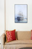 Nautical Oil Painting - H.M.S. Victory in Portsmouth Harbour - Lifestyle 6