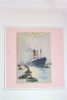  Nautical Canvas Print - The Cunard Liner Carpathia Outward Bound from Liverpool in the Moonlight - Lifestyle 6