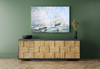 Nautical Canvas Print - The Channel Fleet in Heavy Weather - Lifestyle 8