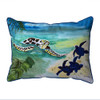 Sea Turtle & Babies Large Indoor/Outdoor Pillow - 16" x 20" 