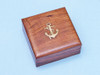 RMS Titanic Compass 4" w/ Rosewood Box - Solid Brass