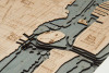 Juno Beach, FL - 3D Nautical Wood Chart