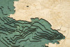 Carmel / Monterey, California- 3D Nautical Wood Chart