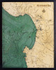 Monterey Bay, California - 3D Nautical Wood Chart