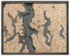 Seattle, Washington - 3D Nautical Wood Chart