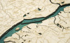 Philadelphia, Pennsylvania - 3D Nautical Wood Chart