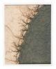 Georgia Coast - 3D Nautical Wood Chart