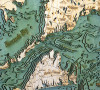 Cape Cod, Massachusetts, Large  - 3D Nautical Wood Chart