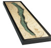 Canandaigua Lake, New York - 3D Nautical Wood Chart