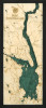 Great Sacandaga Lake, New York - 3D Nautical Wood Chart