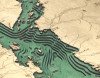 Lake George, New York - 3D Nautical Wood Chart