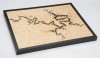 Lake of the Ozarks, Missouri - 3D Nautical Wood Chart