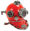 Mark V Diving Helmet - Red - 17.5"
