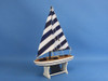 Sailboat Model with Blue Stripes 12" - Min. of 2