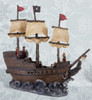 Pirate Ship Polystone Figurine - 15"