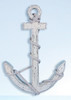Antique Wooden Anchor  - White Washed