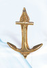 (DK-03) 5.5" Traditional Anchor Brass Door Knocker with Lacquer Finish