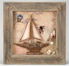 Sailboat in Picture Frame - 16.5"