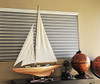 Endeavour Model Yacht 40"  with Optional Personalized Plaque