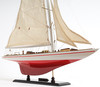 Endeavour Painted Model Yacht 24"  with Optional Personalized Plaque