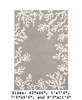 Capri Coral Border Indoor/Outdoor Rug -  Silver - Large Rectangle
Available in 11 Sizes