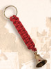 Brass Key Chain - Bell with Red Lanyard