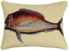 Rock Fish Needlepoint Pillow