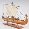 Small Viking Model Ship with Optional Personalized Plaque