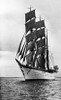 Under Sail in 1936- photo courtesy  of USCG.