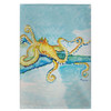 Gold Octopus Guest Towels - Set of 4