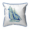 Blue Sailboat Indoor/Outdoor Pillow