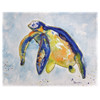 Blue Sea Turtle Left Place Mats - Set of 2