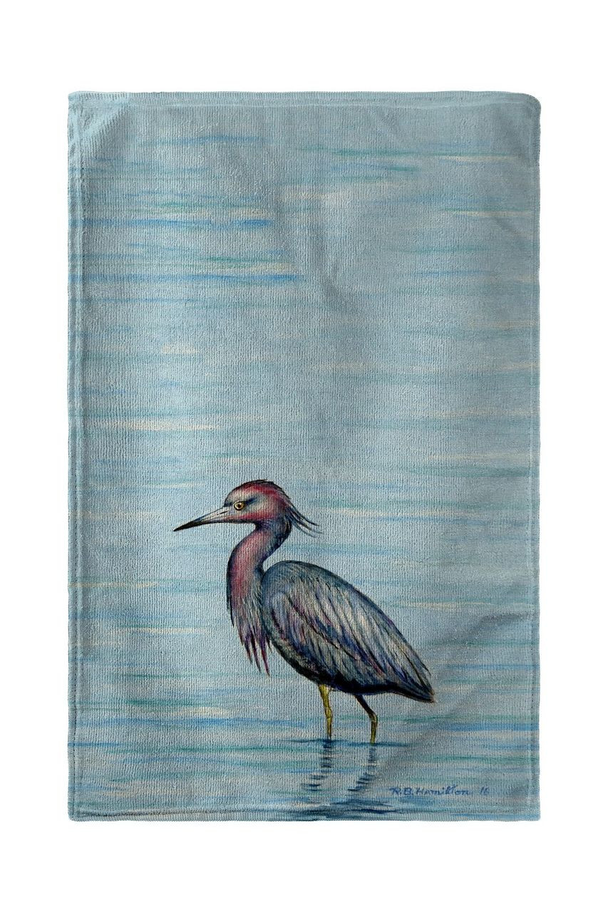 Dick's Little Blue Heron Beach Towel