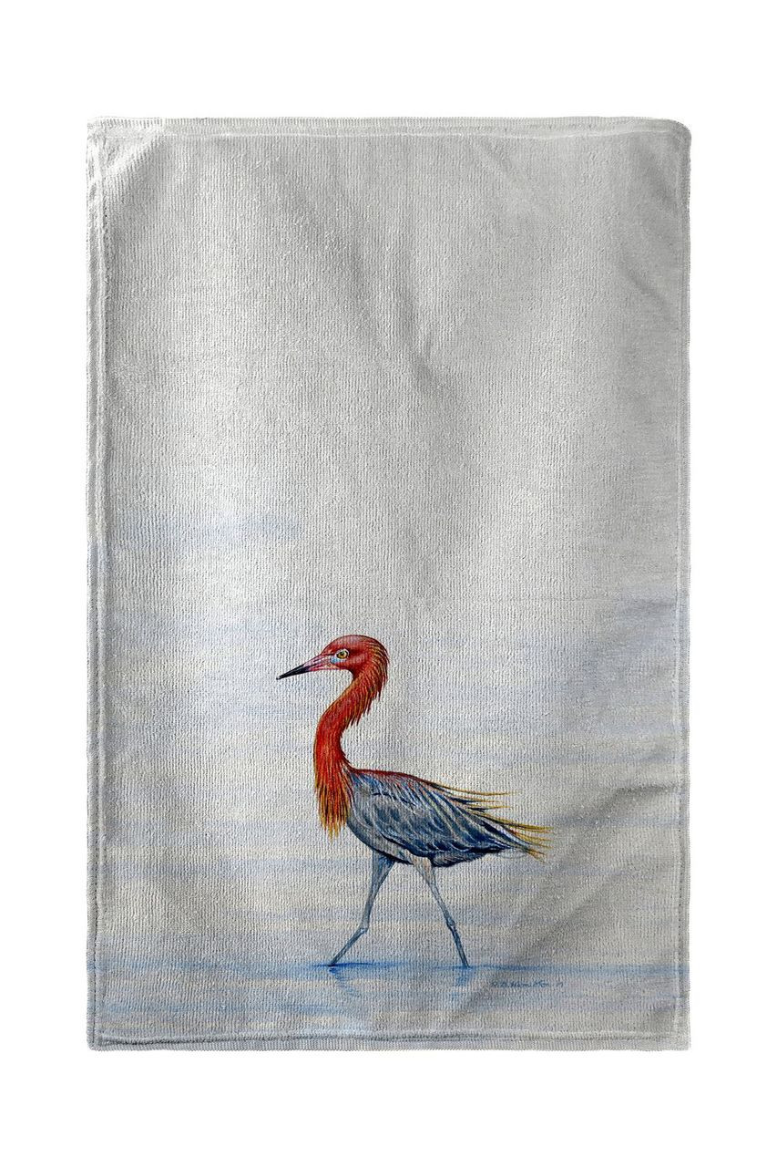 Reddish Egret Beach Towel