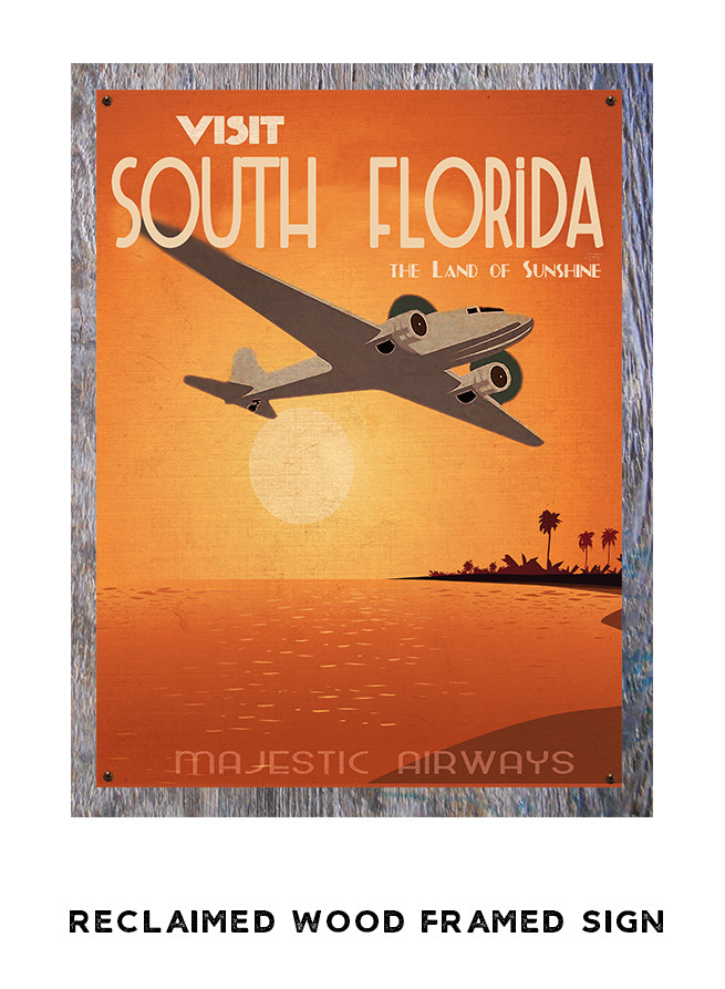Palm Beach Personalized Metal Sign