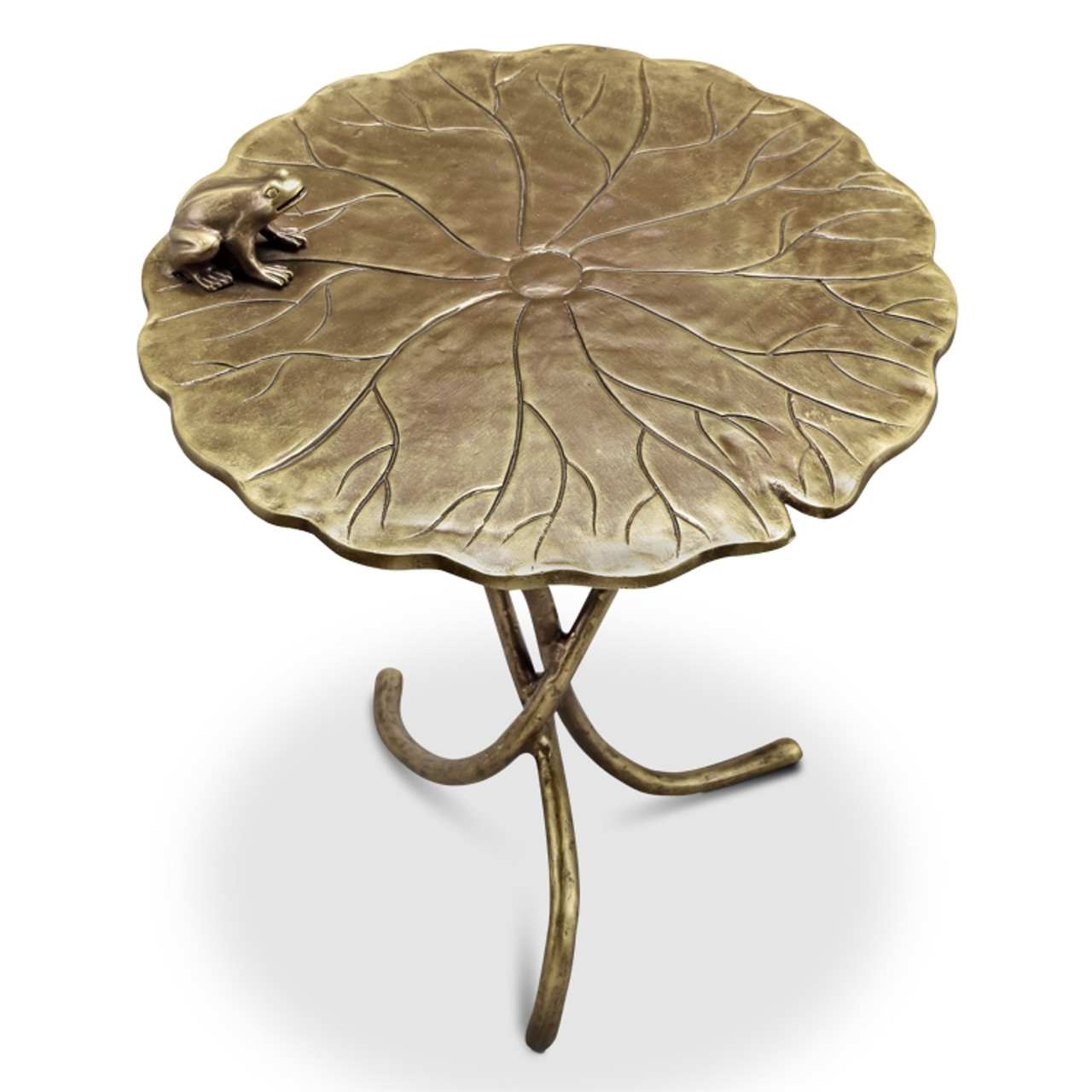 Frog and Dragonfly End Table